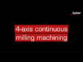 Why TopSolid'Cam : 4-axis continuous milling machining