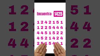 Encuentra el número 1425 en esta imagen.