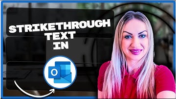 How to Strikethrough Text in Outlook | Outlook Tips 2025