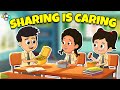 Sharing is Caring | Kids Cartoon Moral Story 😊