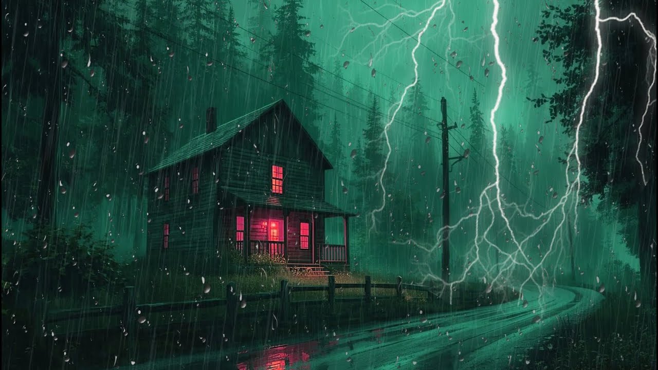 Soothing Rain Sounds to Help You Sleep Instantly | Gentle Night Rain for Sweet Dreams