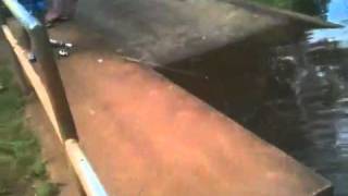 Fishing at lake wilson and caught a catfish