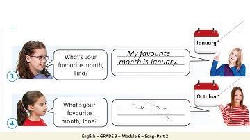 Grade 3  English  Module 6   Song Part 2