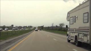Iowa - Interstate 80 West - Mile Marker 280 to 270 (5/16/13)