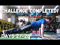 Overweight dad FINISHES push-up challenge! (Days 27 &amp; Day 28 record)