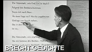 Walter Jens interpretiert Bert Brechts Gedicht 