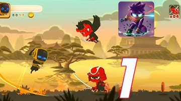Ninja Dash - Ronin Shinobi Walktrough Gameplay Part 1 (iOS, Android)