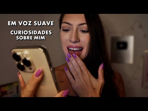 ASMR: CURIOSIDADES SOBRE MIM (emagrecimento/saúde/pessoal/asmr)