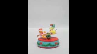 Garfield & Odie See Saw Musical Christmas Decor by Enesco
