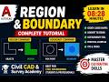 Region and Boundary in AutoCAD | Complete Beginner Tutorial#engineeringstudents #civilcad