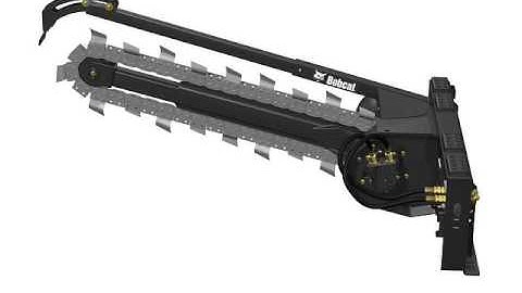 Bobcat Attachments Video Trencher 360 130603