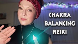 Full Chakra Balancing For Manifestation | 20 Minute Reiki ASMR | Release Blocks & Connect to Source