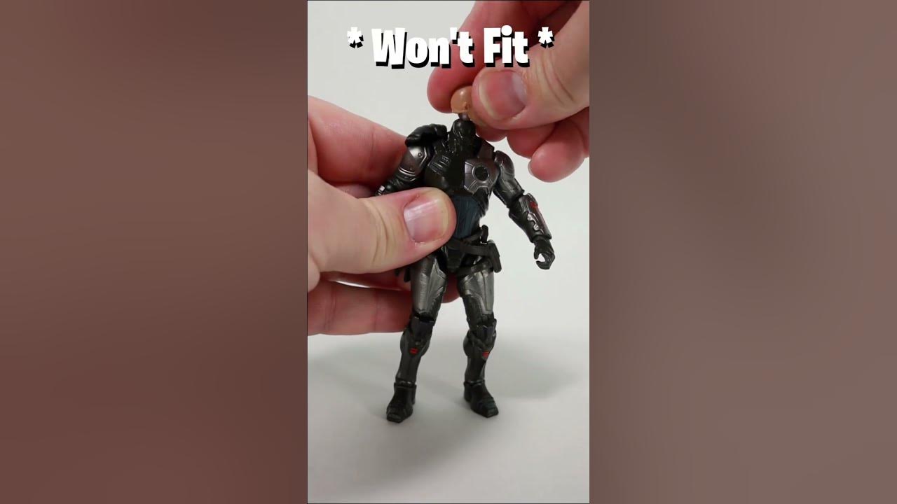 Adding a new head to Fortnite’s Foundation action figure #fortniteirl #macdowin