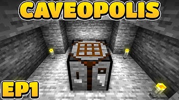 THE NEXT GENERATION OF STONEBLOCK! EP1 | Minecraft Caveopolis [Modded 1.18.2 Questing StoneBlock]
