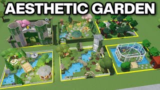 AESTHETIC SPRING GARDEN BUILD BATTLE in Bloxburg