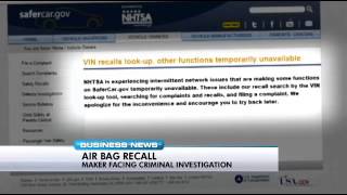 Senators call on NHTSA to expand air bag recall nationwide