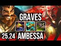 GRAVES vs AMBESSA (TOP) | 54K damage | EUW Master | 25.24