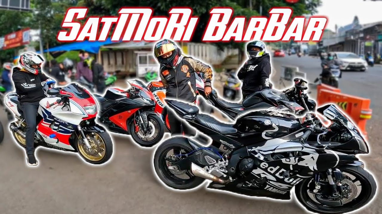 Cornering Lembang !! SatMoRi Squad Moge Barbar - Banyak Rintangan Nikung | CBR1000 GSX1000 R6