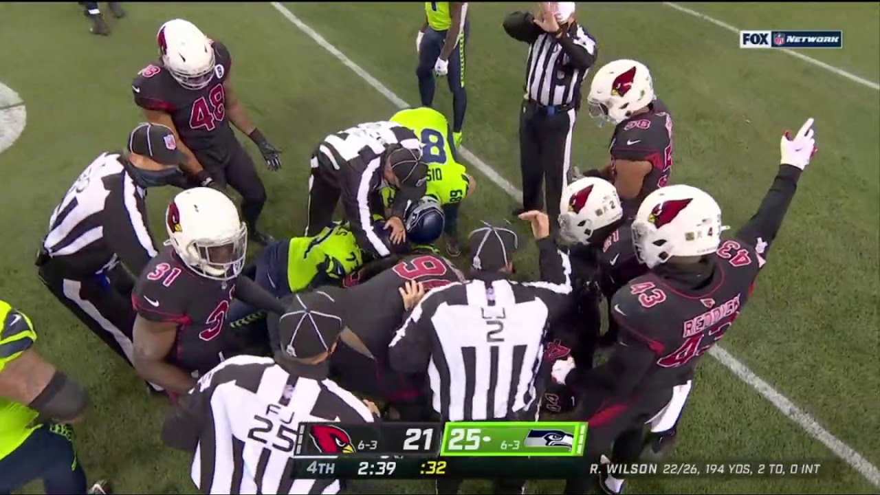 Carlos Hyde Nearly Fumbles The Game Away!