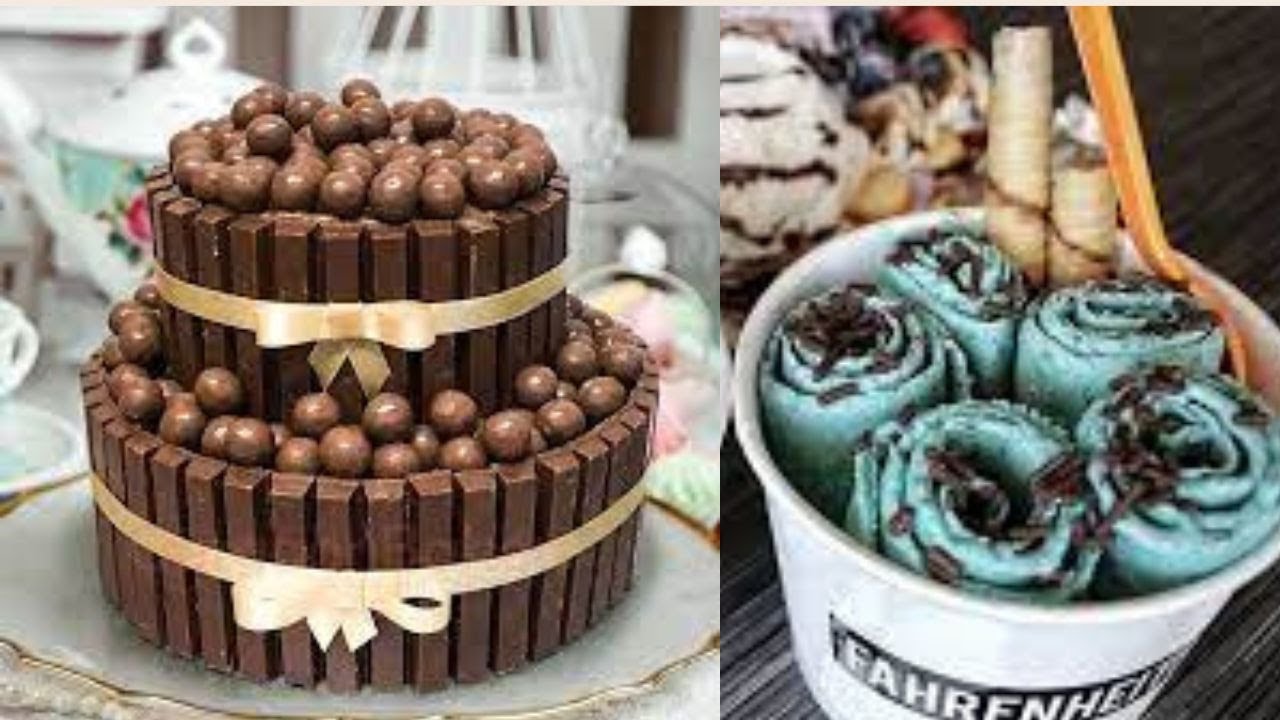 So Yummy Ice Cream & Dessert Compilation So Yummy Dessert Cake For Party Top Easy Cake YouTube
