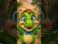 Chubby Cheeks 🦖😊 | Dino Rhyme | Dino Park #animation #cartoon #dinosaurs #kids #ai #baby #nursery