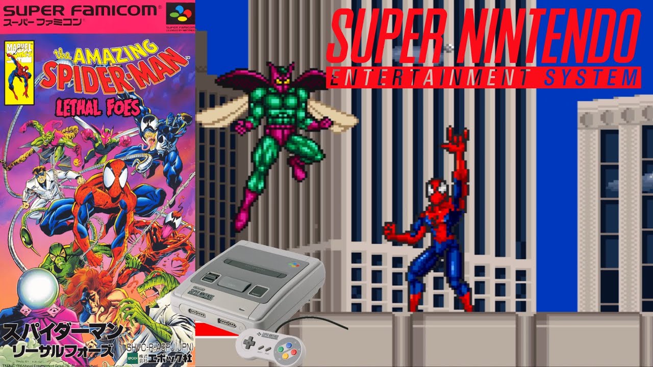 Flyer Publicitaire SPIDERMAN LETHAL FOES Super Famicom - Japonais - Très Bon état