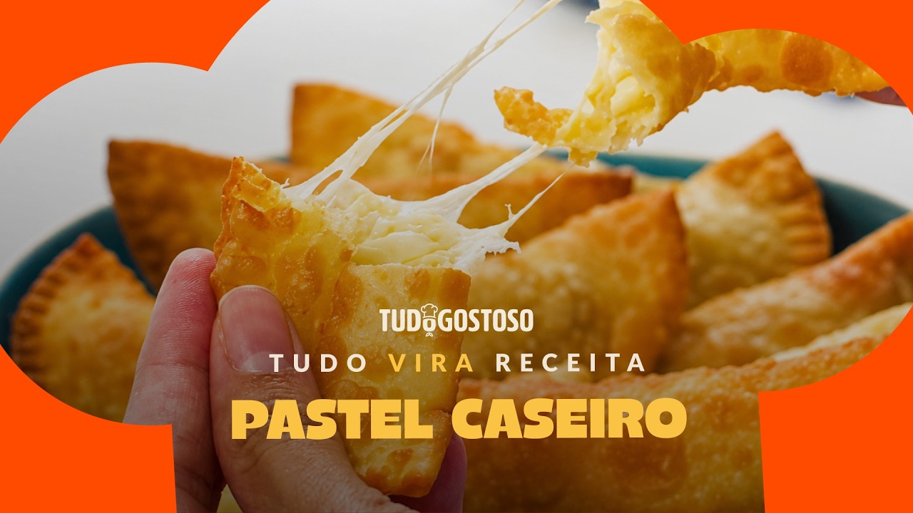 PAREI DE COMPRAR NO MERCADO: MASSA DE PASTEL CASEIRA CROCANTE E SEQUINHO