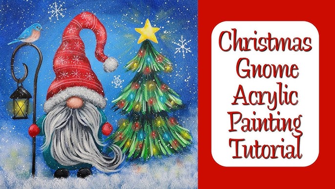 Mini Santa Gnome Paint by Numbers - Goodnessfind