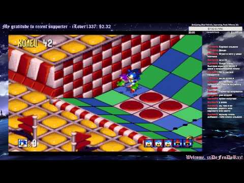 Sonic 3D Blast. Неспешное полное прохождение. Все изумруды.