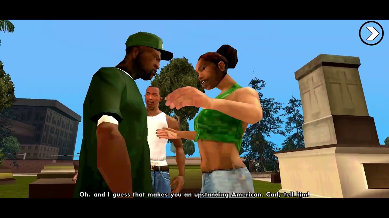 20 minute Gameplay Grand Theft Auto San Andreas Android Version - YouTube