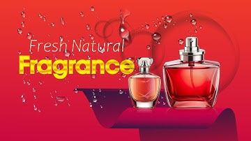 Fragrance Advertisement Design in Coreldraw