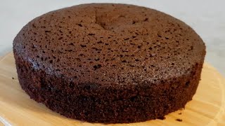 Easiest Chocolate Cake Recipe | without eggs, yogurt.