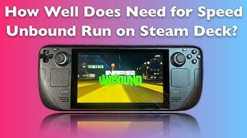 Need for Speed Unbound Steam Deck Gameplay - Open World and Races