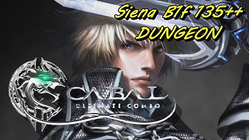 Cabal Ultimate combo to  Siena B1F 135++ DUNGEON #cabal #cabalinfinite