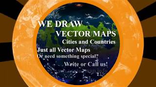 Vector Maps of Cities and Countries
