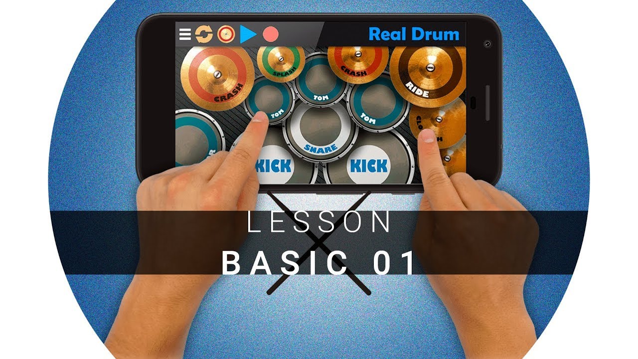 REAL DRUM: Lesson - Basic 01 - YouTube