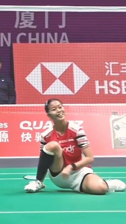 😂 Selebrasi Lucu Wardani Usai Menang! #wardani #viralbadminton  #badmintonindonesia #funnymoment