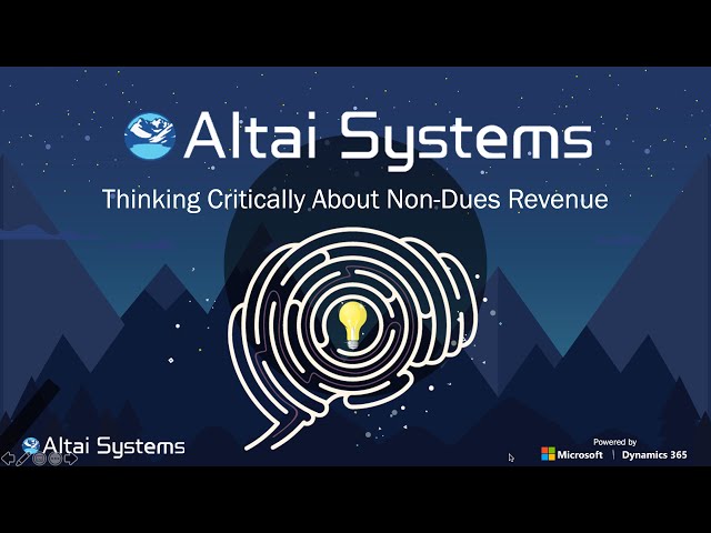 Thinking Critically About Non-Dues Revenue Masterclass