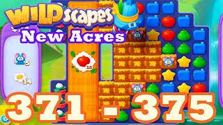 Wildscapes: New Acres Level 371 - 375 HD Gameplay | 3 match puzzle | android | 372 | 373 | 374 | IOS