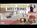 😲REFORMA TOTAL DE COCINA😲//ANTES Y DESPUES . STUDIO MOBILIARIO HERNANDEZ