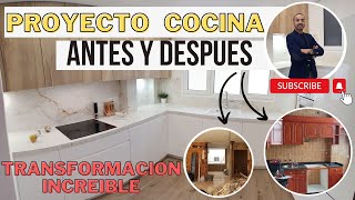 😲REFORMA TOTAL DE COCINA😲//ANTES Y DESPUES . STUDIO MOBILIARIO HERNANDEZ