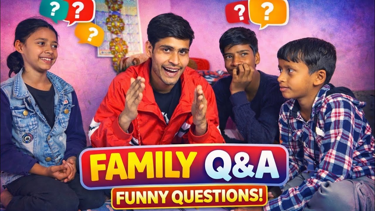 Q&A Vlog , With Brother and Sister 🧑 | Faimly Vlog 