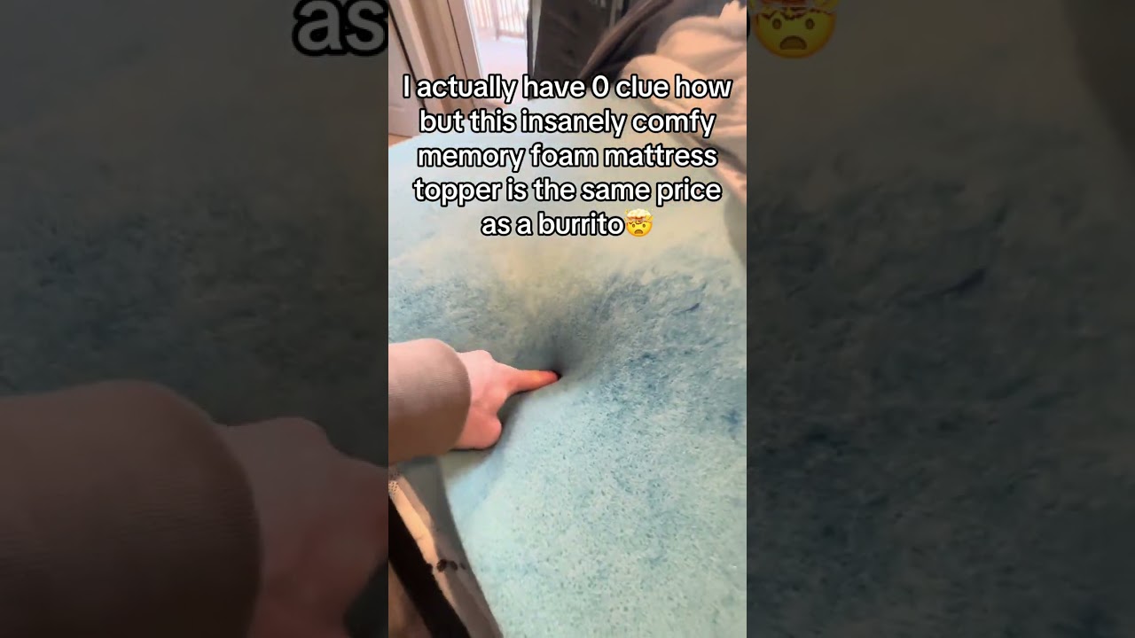 Experience cloud-like comfort with this mattress topper 