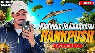 PLAYING ACE MASTER PROMOTION MATCH LIVE ! PLATINUM TO CONQUEROR RANK PUSH ! 120 FPS GAMEPLAY !