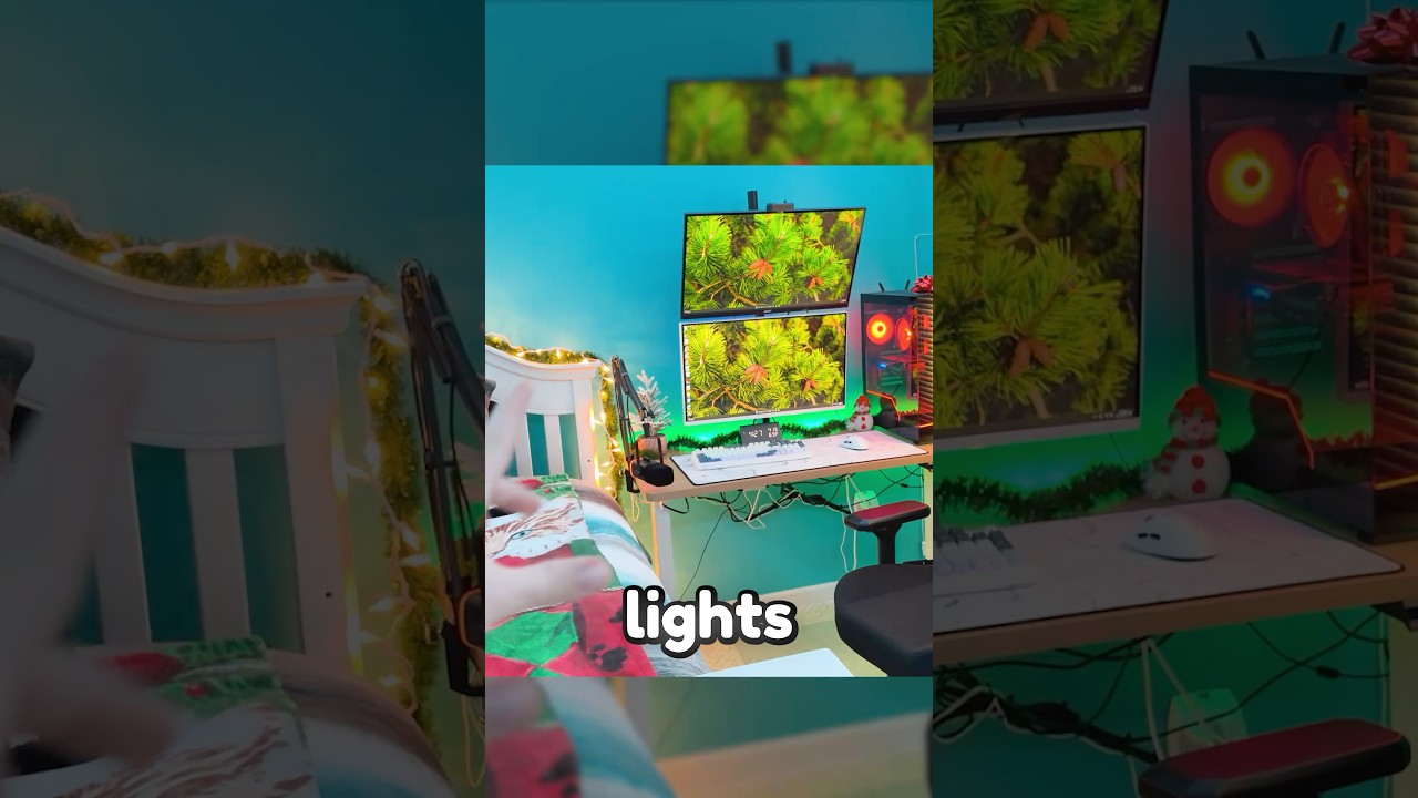 I Built the ULTIMATE Christmas Gaming Setup! 🎄