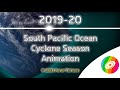 2019-20 South Pacific Cyclone Season Animation