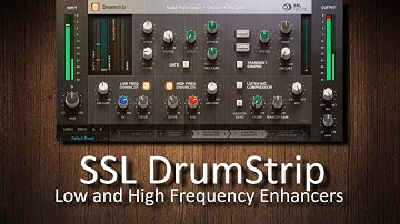 The frequency enhancers of the SSL DrumStrip plugin