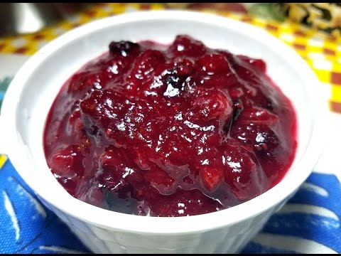 Christmas Cranberry-Blueberry Sauce | Taste of Trini