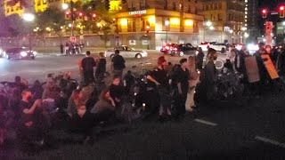 Video Now: Protesters make their way onto I-95 in Providence