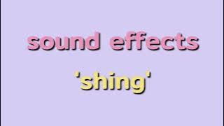 free sound effect 'shing sound'